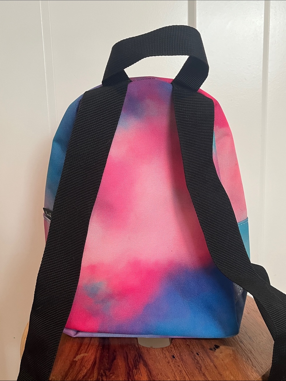 Herschel Tie-Dye Mini Backpack in Pink and Blue - Picture 5 of 7